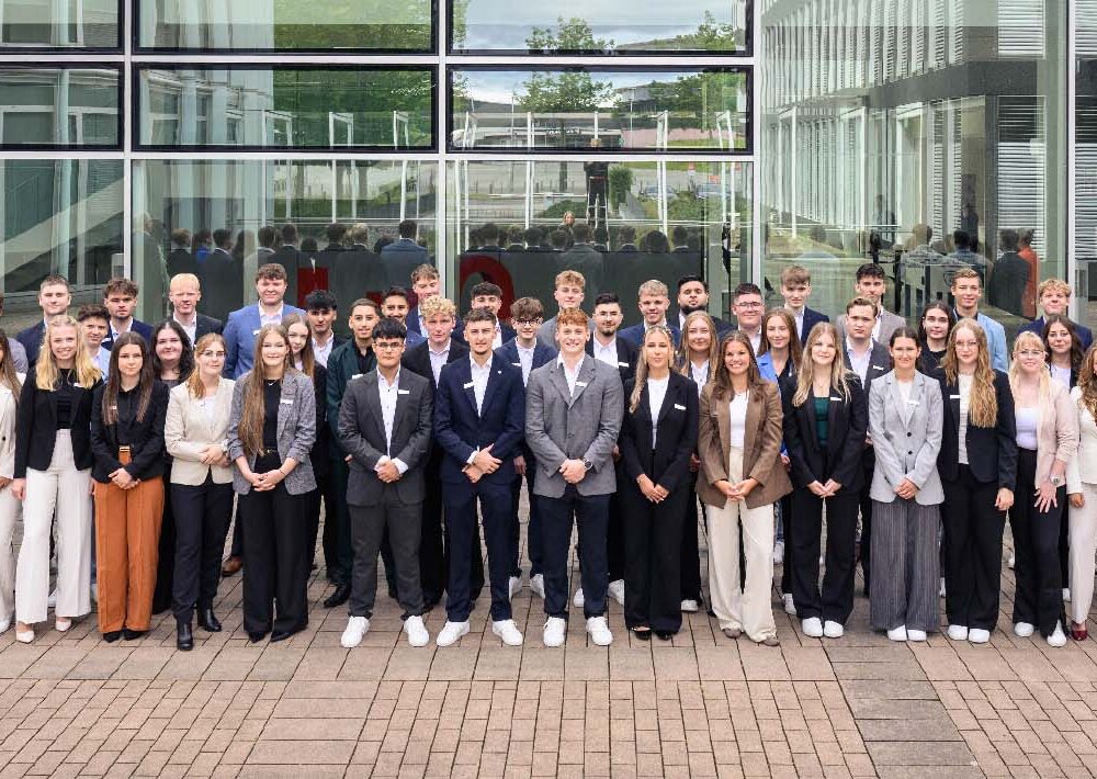 Gruppenfoto von LzO-Azubis